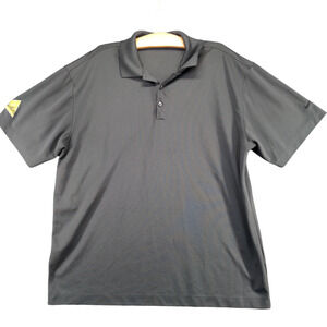 Nike Dri-Fit Golf Polo Shirt Mens Black XL Short Sleeve Embroidered Paletti Logo